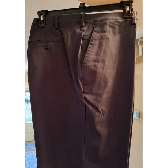 Perry Ellis Portfolio Modern Fit Stretch Dress Pants Navy Blue 40x29 Perry Ellis Portfolio Modern Fit Stretch Dress Pants Navy Blue 40x29